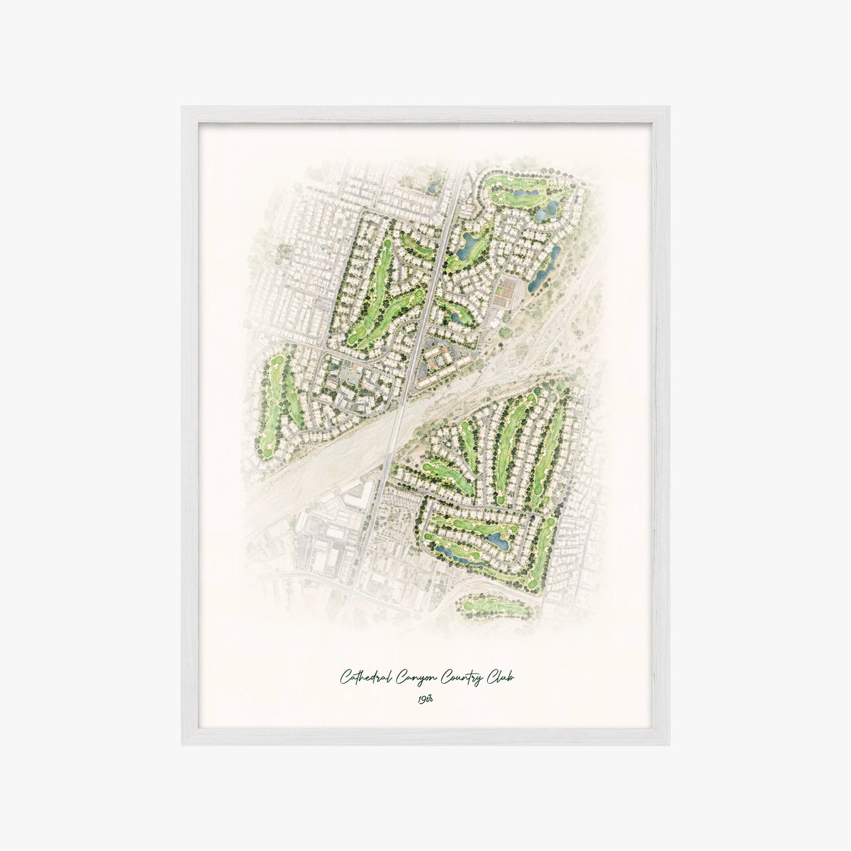 Cathedral Canyon Country Club white frame