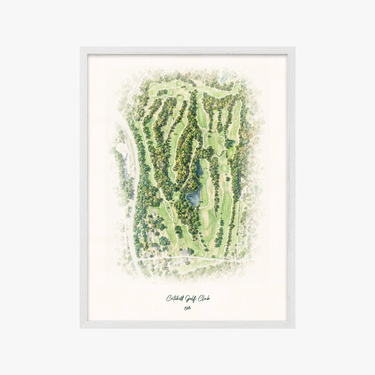 Catskill Golf Club white frame