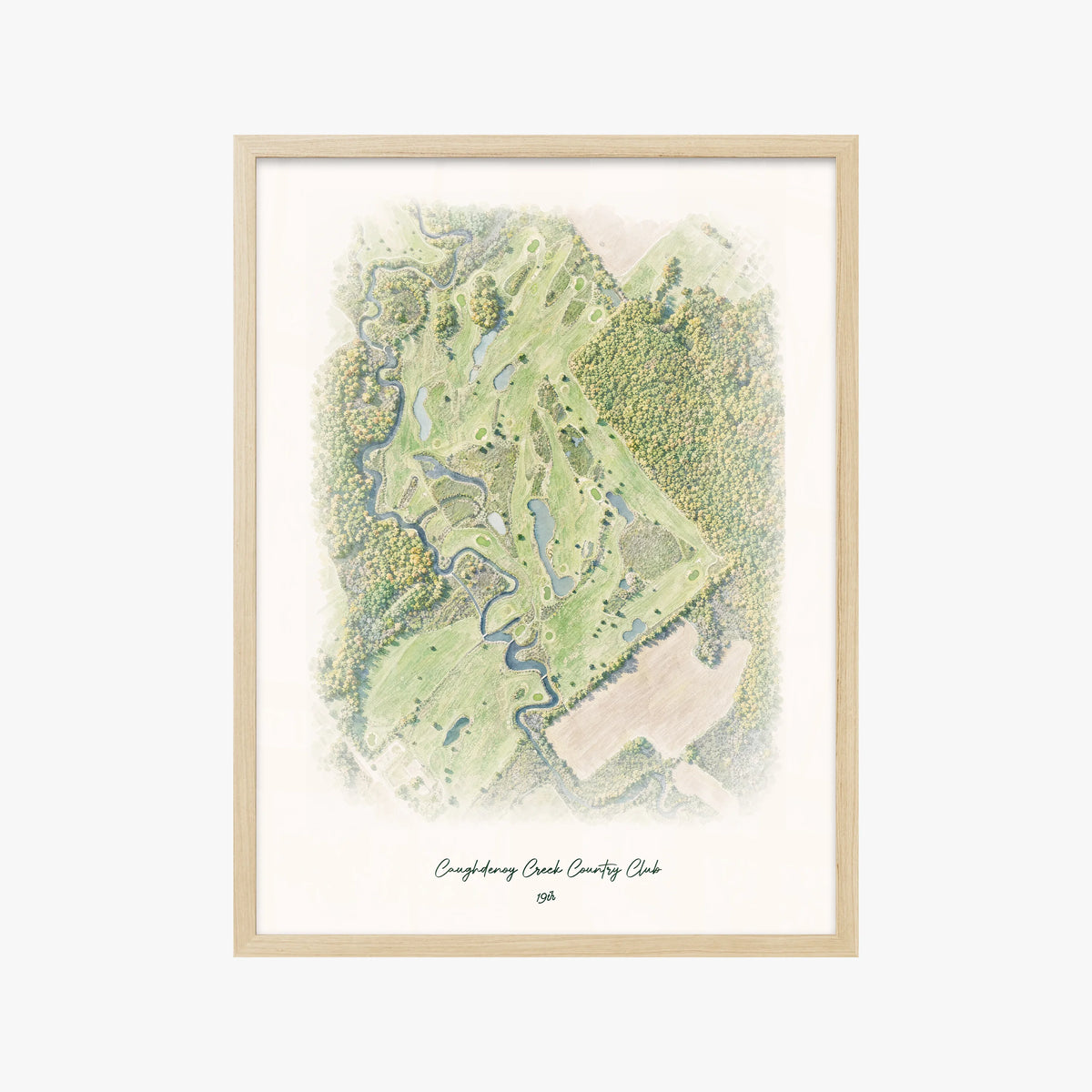 Caughdenoy Creek Country Club wood frame