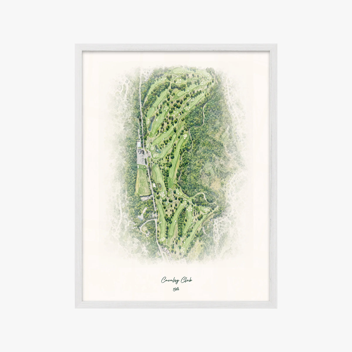 Cavalry Club white frame