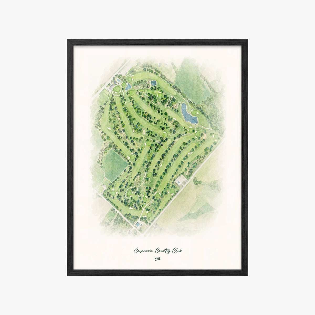 Cazenovia Country Club black frame