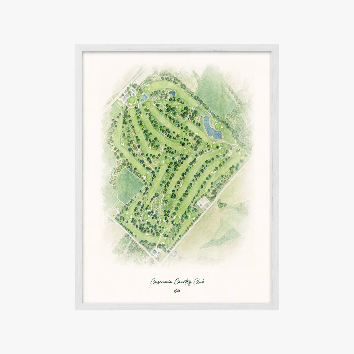 Cazenovia Country Club white frame