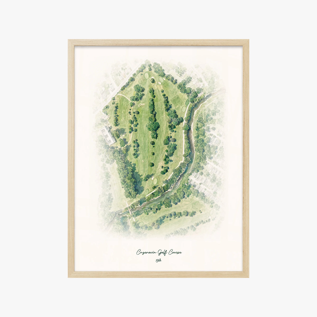 Cazenovia Golf Course wood frame