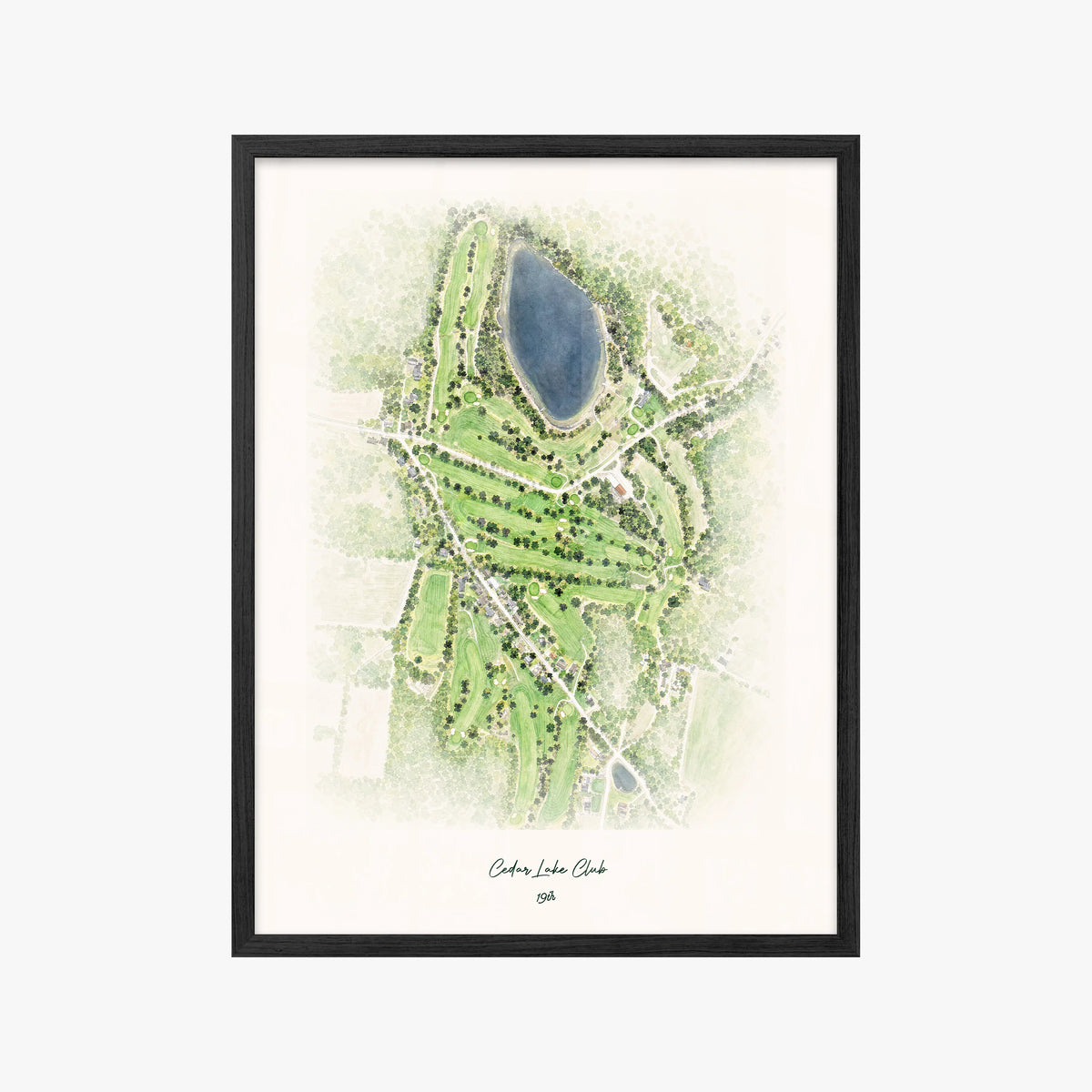 Cedar Lake Club black frame