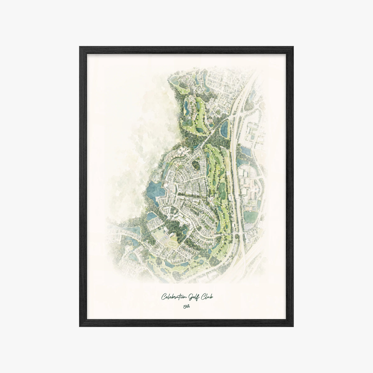 Celebration Golf Club black frame