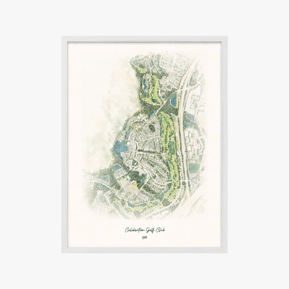 Celebration Golf Club white frame