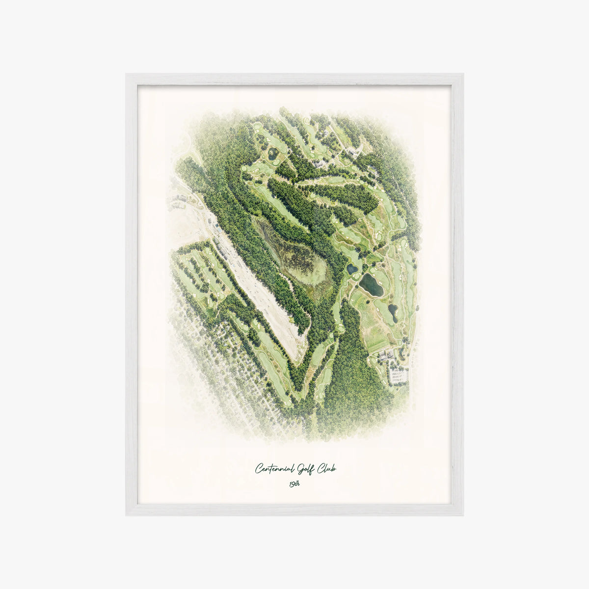 Centennial Golf Club white frame