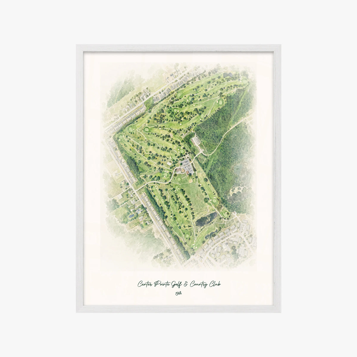 Center Pointe Golf & Country Club white frame