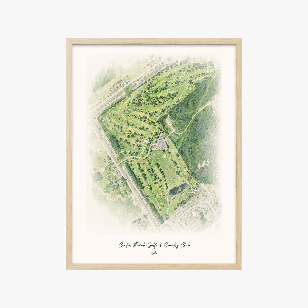 Center Pointe Golf & Country Club wood frame