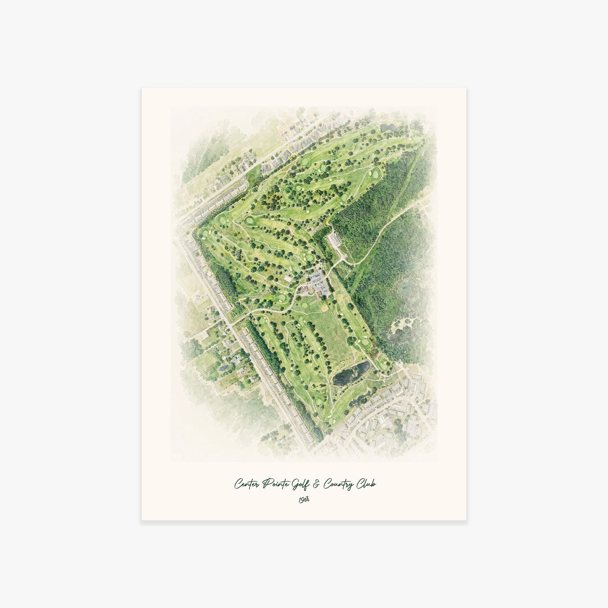 Center Pointe Golf & Country Club printed artwork