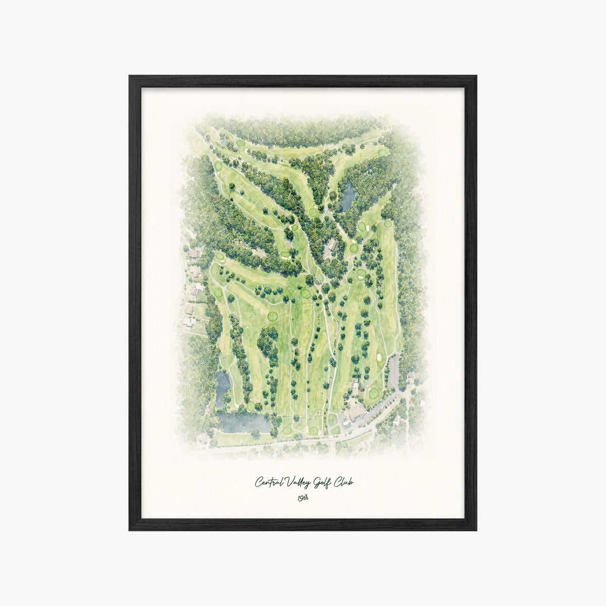 Central Valley Golf Club black frame