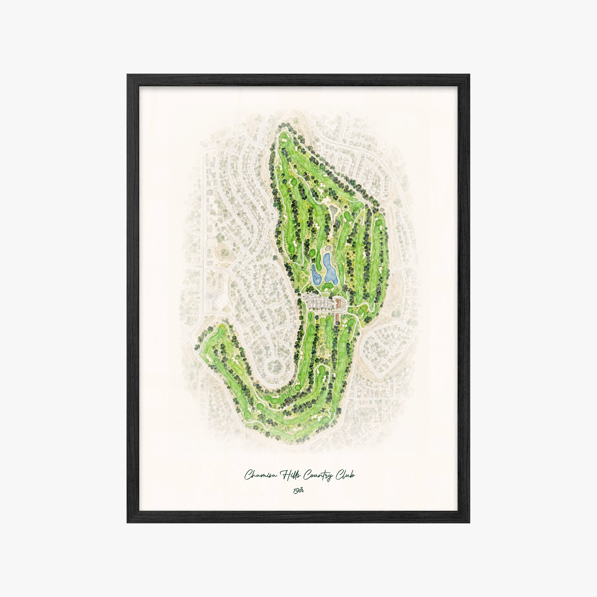Chamisa Hills Country Club black frame