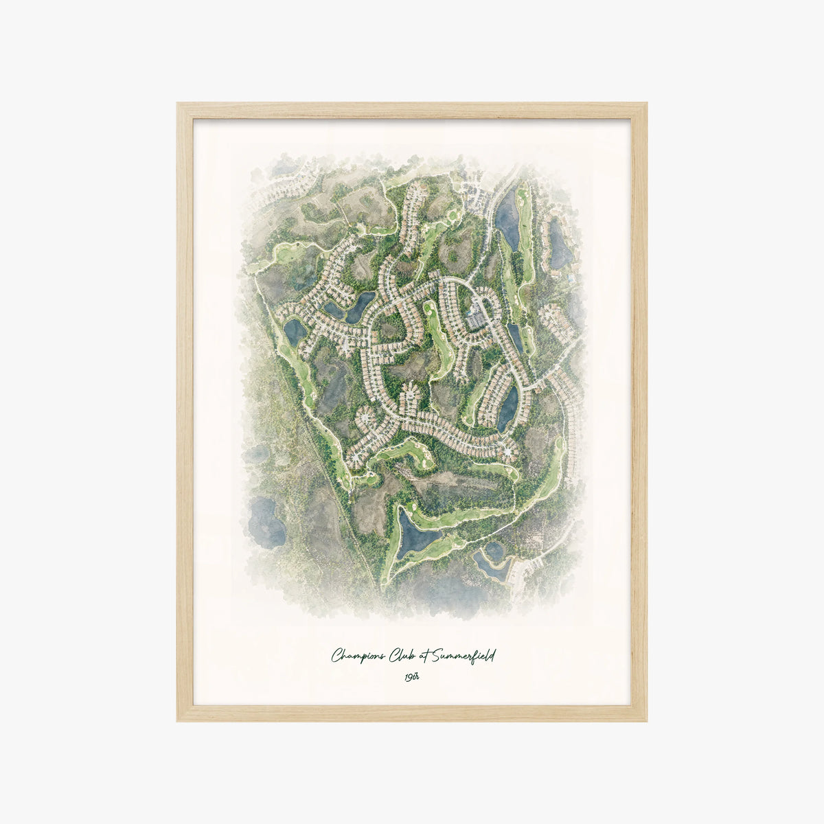 Champions Club at Summerfield wood frame