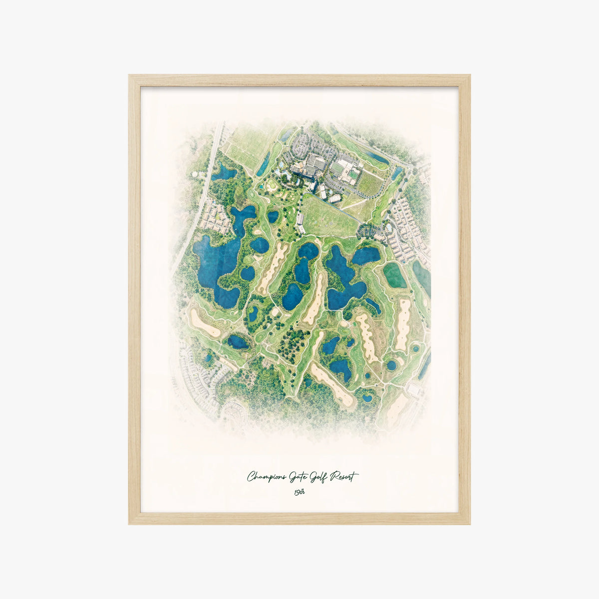 Champions Gate Golf Resort wood frame