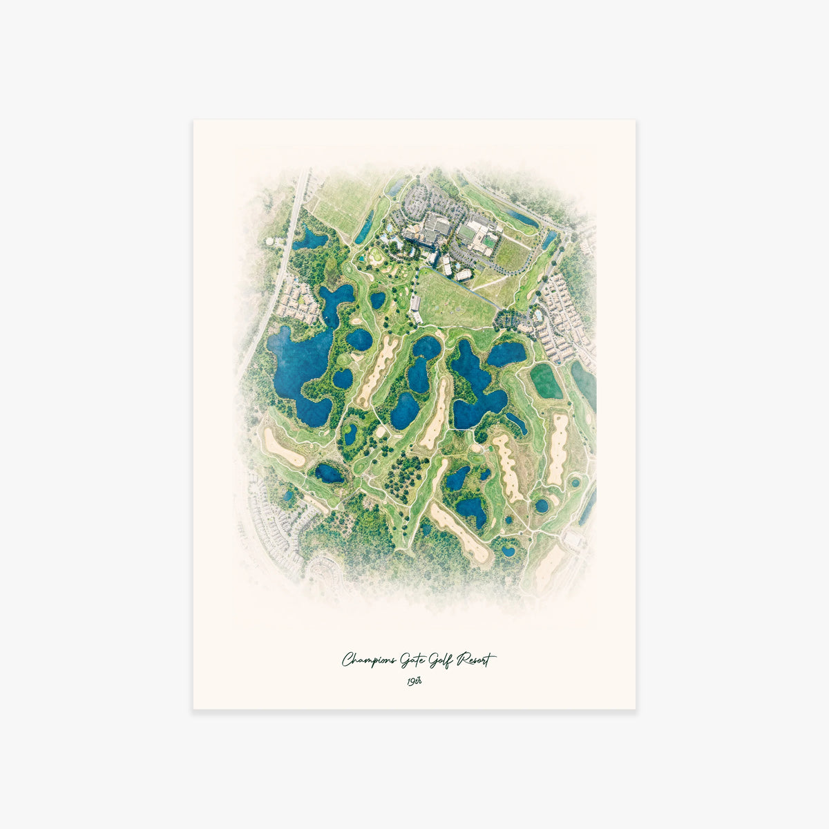 Champions Gate Golf Resort printed artwork