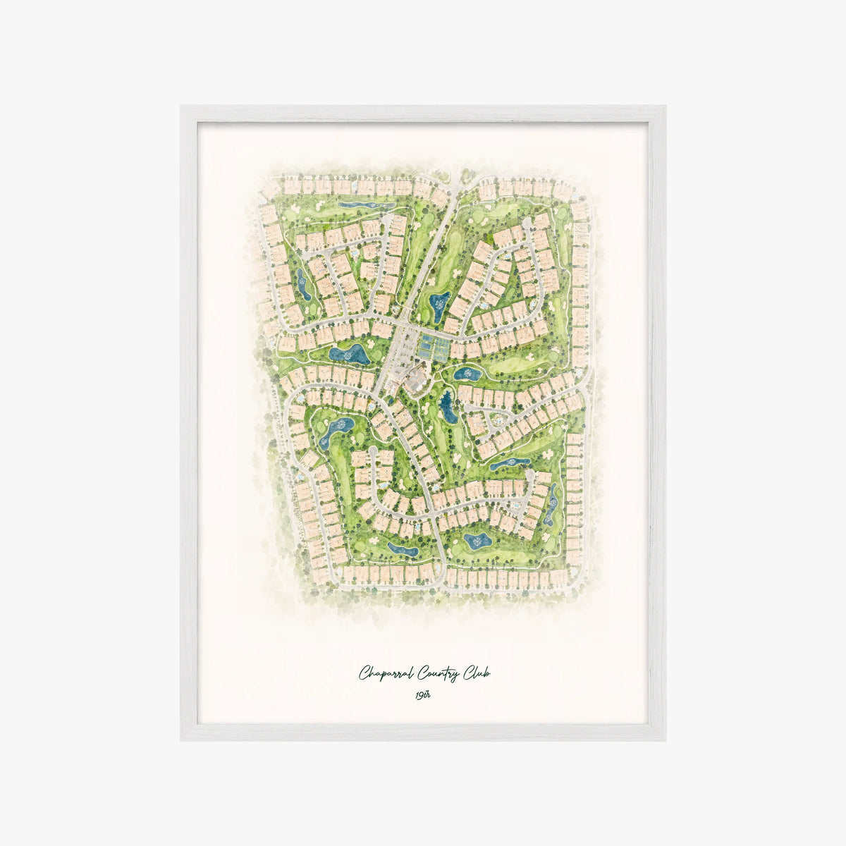 Chaparral Country Club white frame