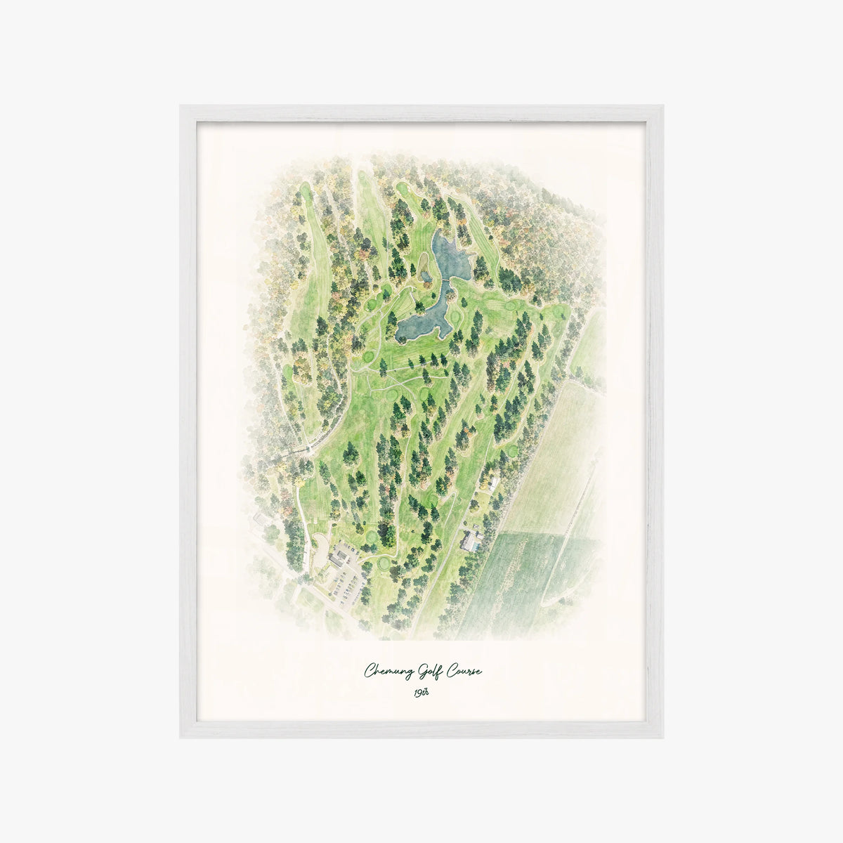 Chemung Golf Course white frame