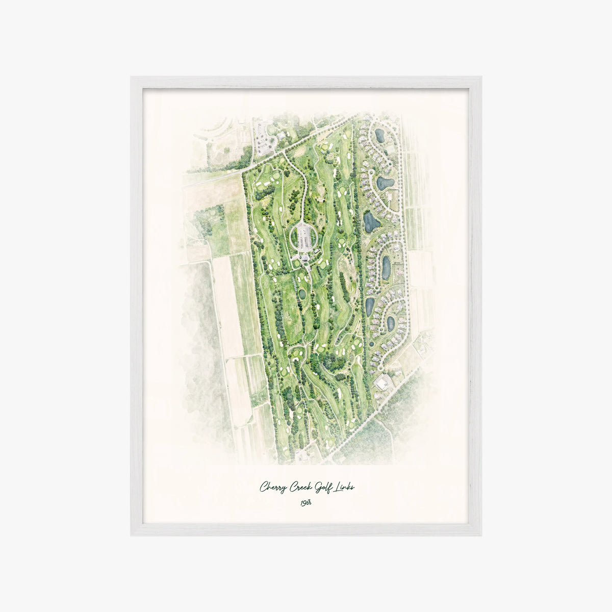 Cherry Creek Golf Links white frame