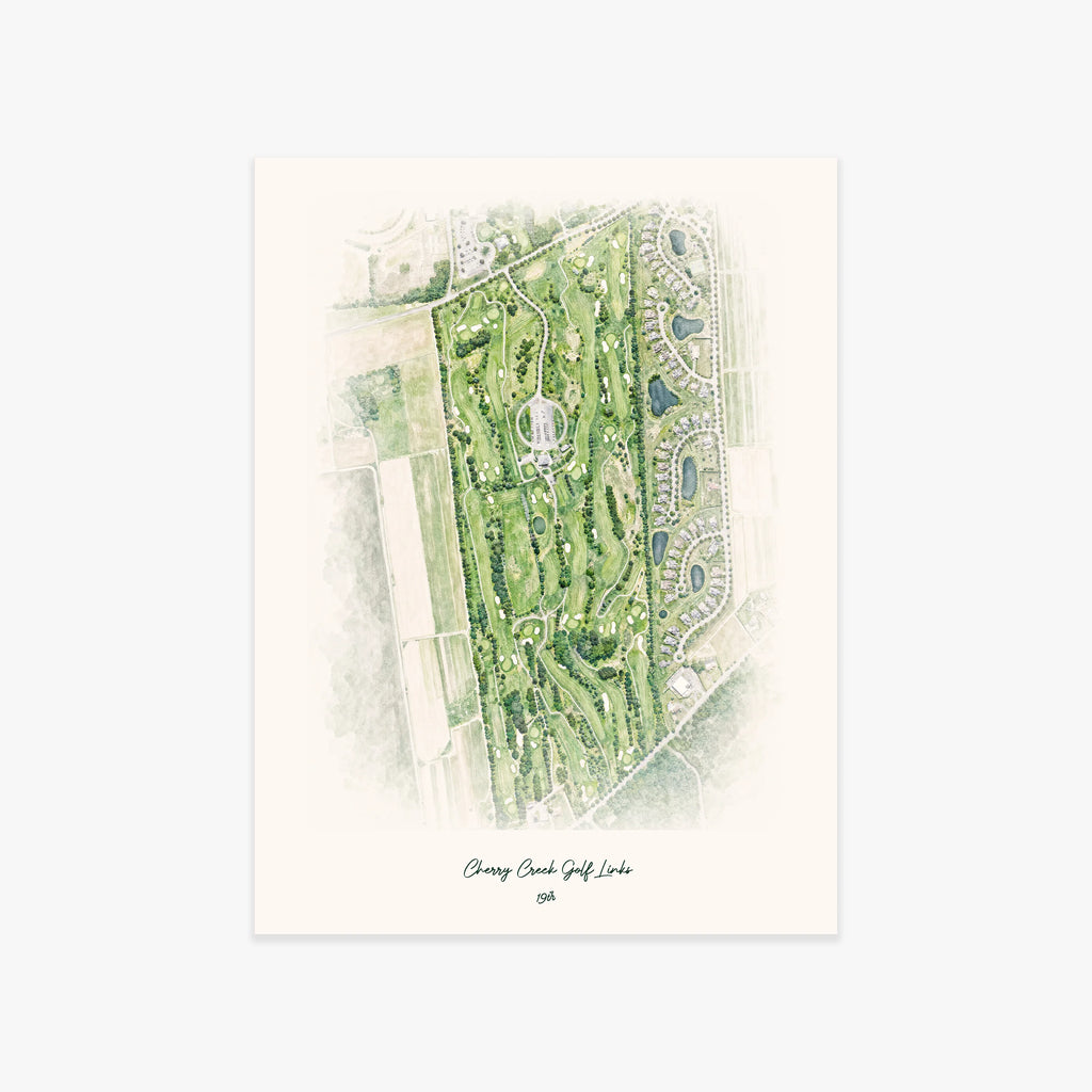 Cherry Creek Golf Links printed artwork