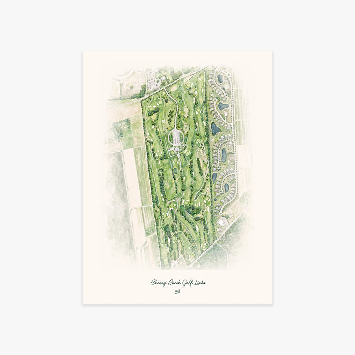 Cherry Creek Golf Links printed artwork