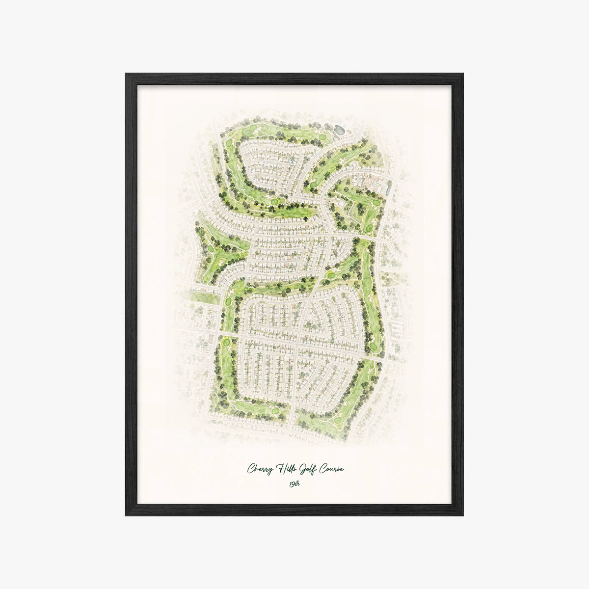 Cherry Hills Golf Course black frame