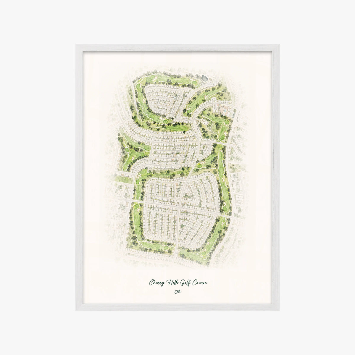 Cherry Hills Golf Course white frame