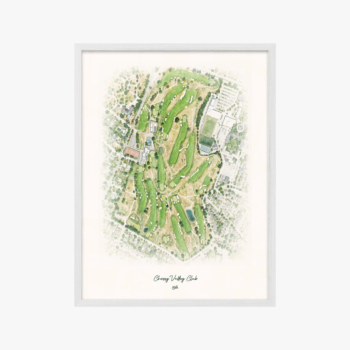 Cherry Valley Club white frame