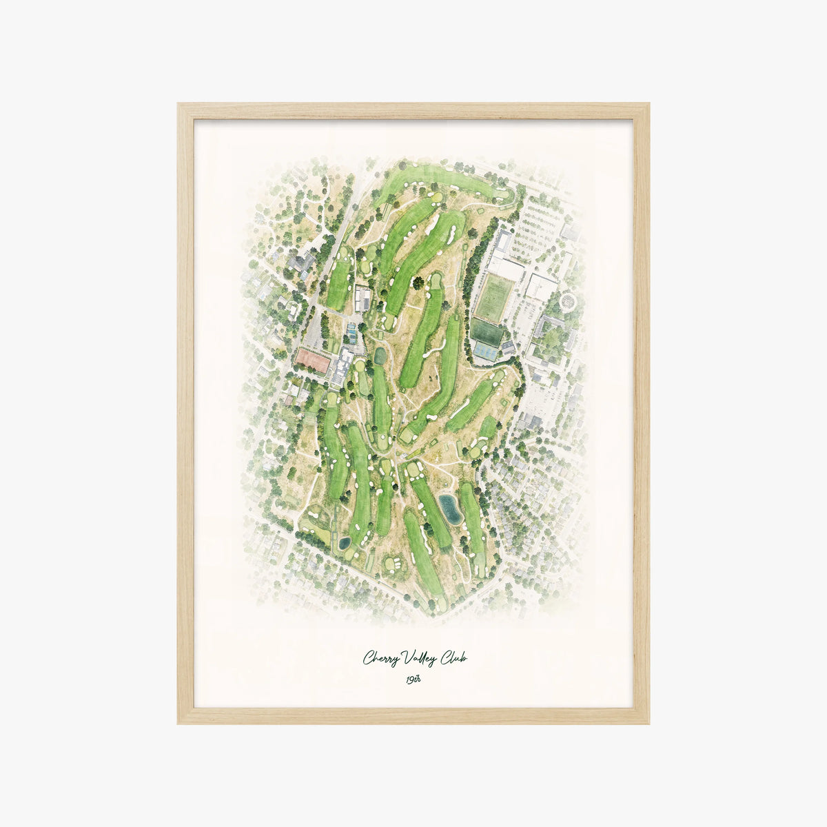Cherry Valley Club wood frame
