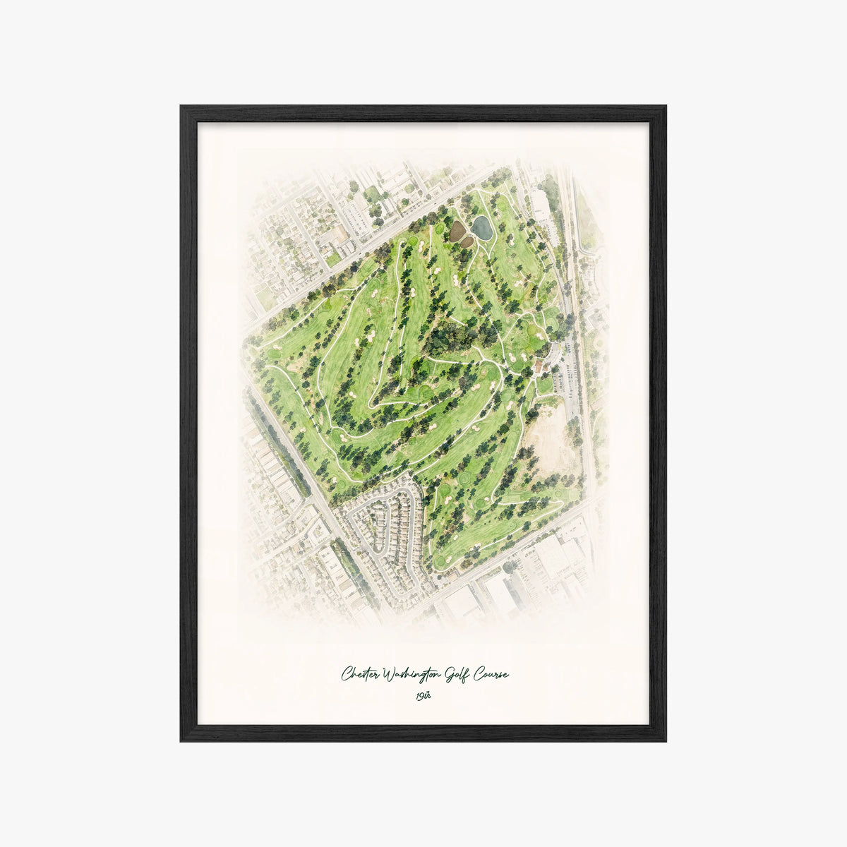 Chester Washington Golf Course black frame