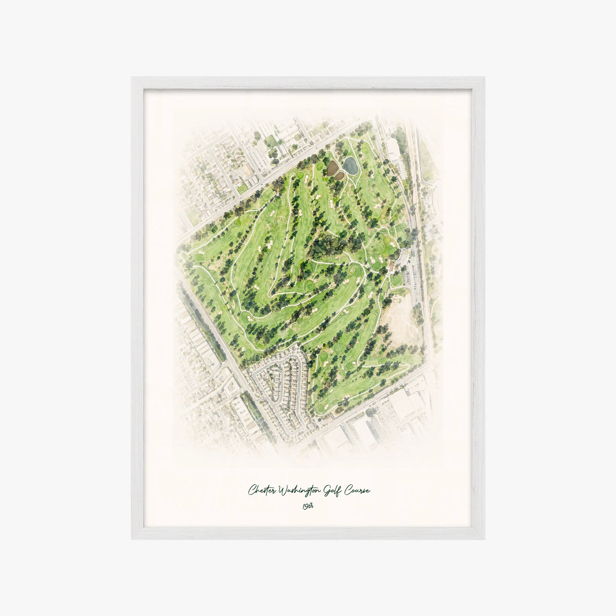 Chester Washington Golf Course white frame