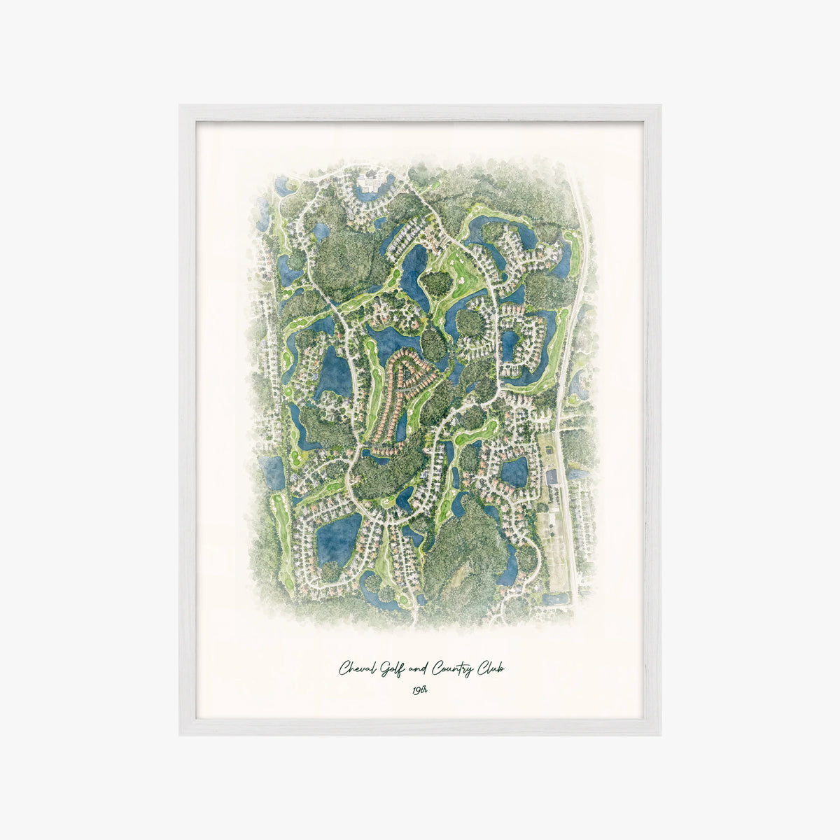 Cheval Golf and Country Club white frame