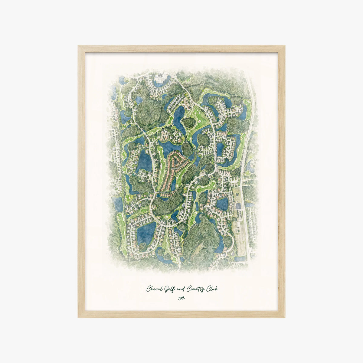 Cheval Golf and Country Club wood frame
