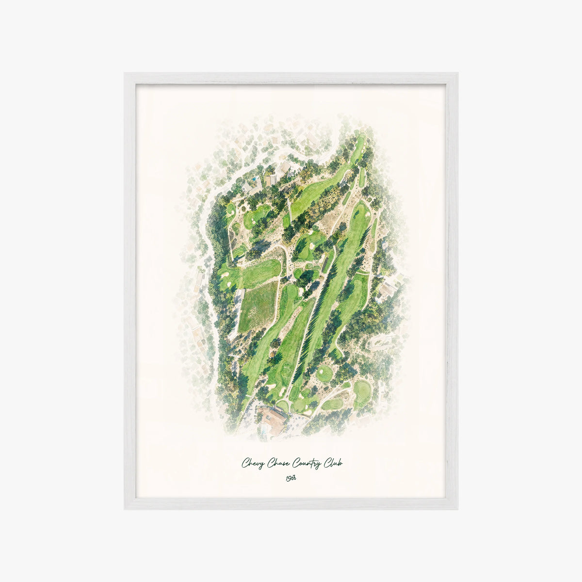 Chevy Chase Country Club white frame