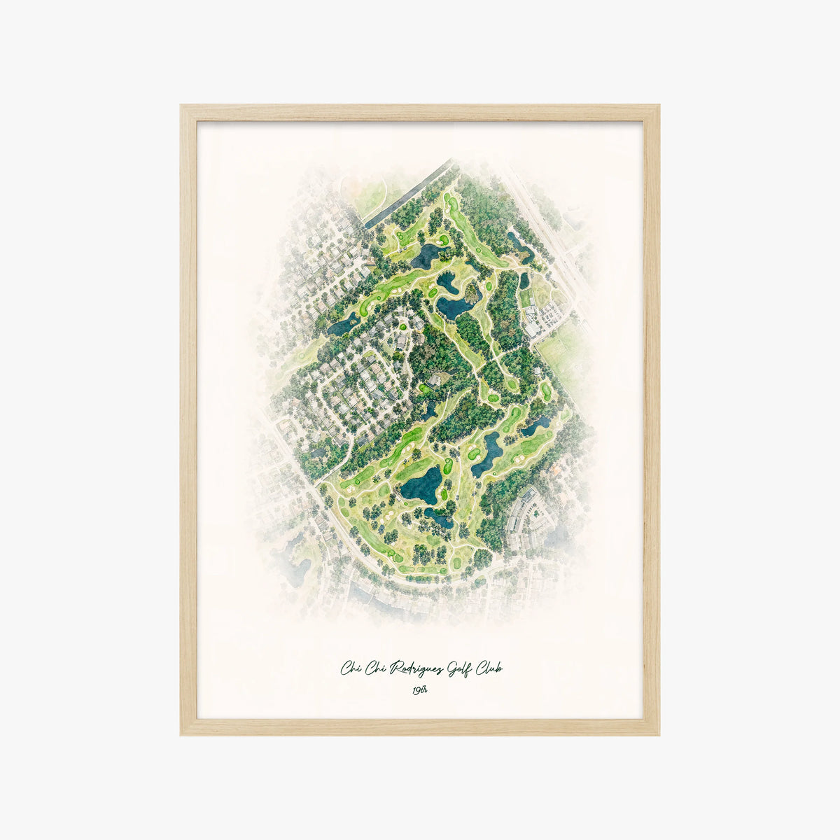 Chi Chi Rodriguez Golf Club wood frame