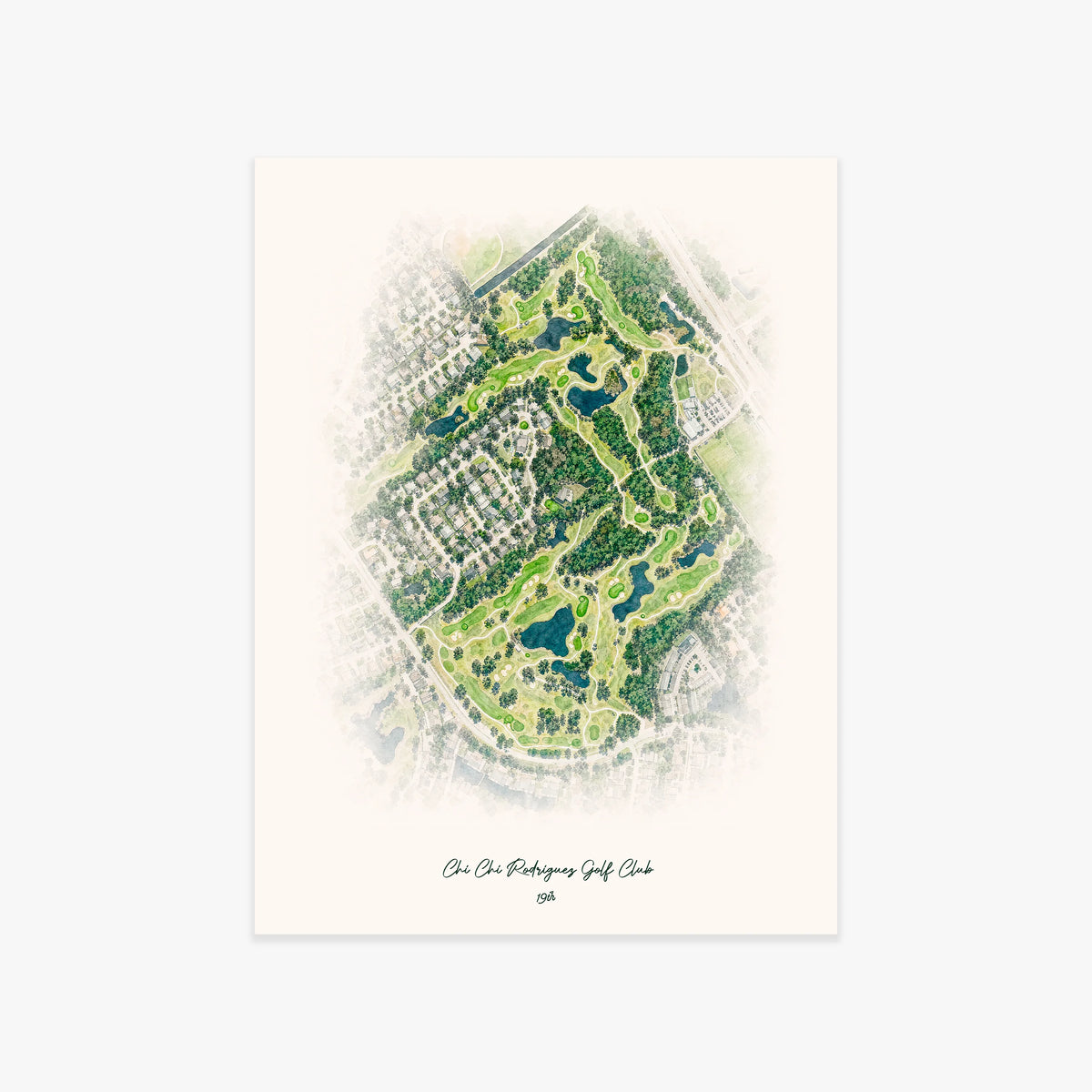 Chi Chi Rodriguez Golf Club printed artwork