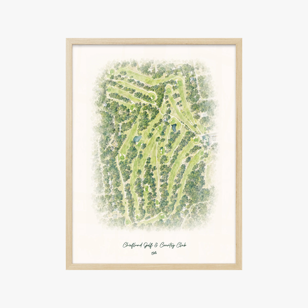 Chiefland Golf & Country Club wood frame