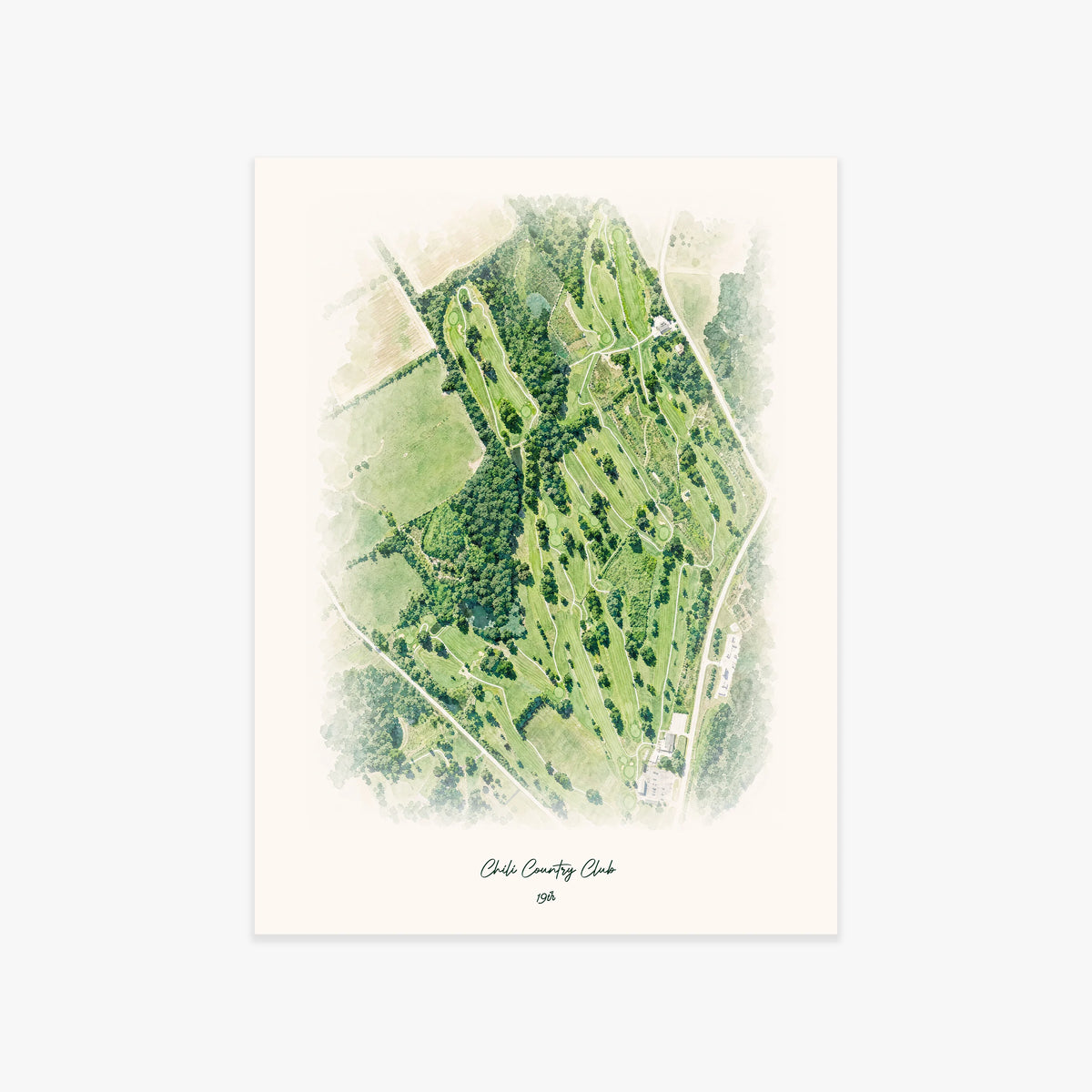 Chili Country Club printed artwork
