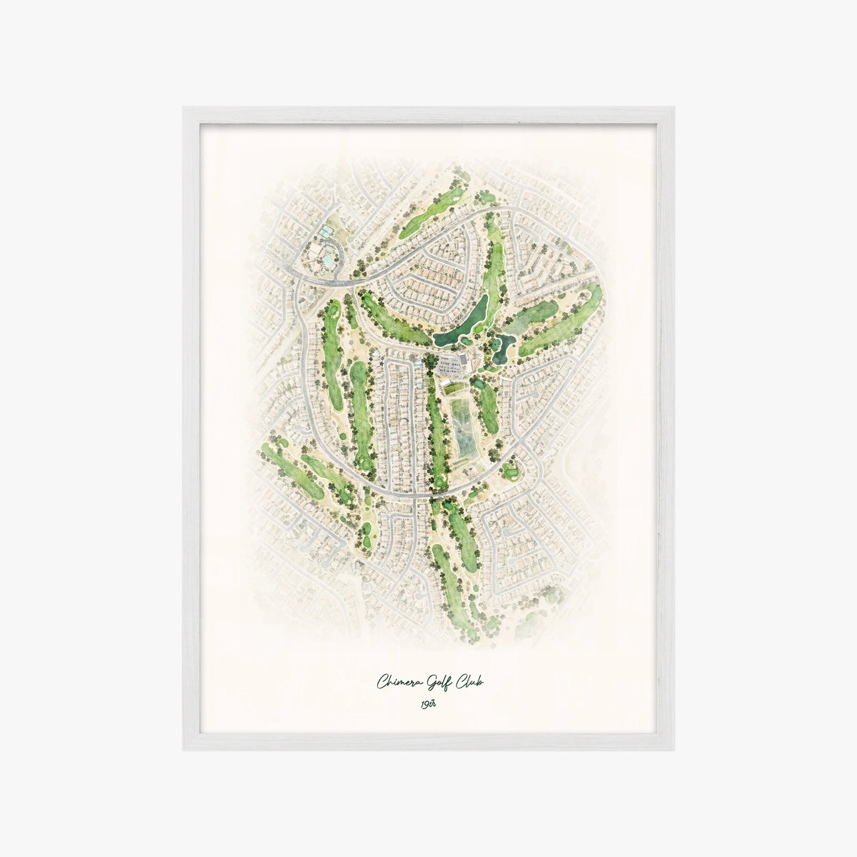 Chimera Golf Club white frame