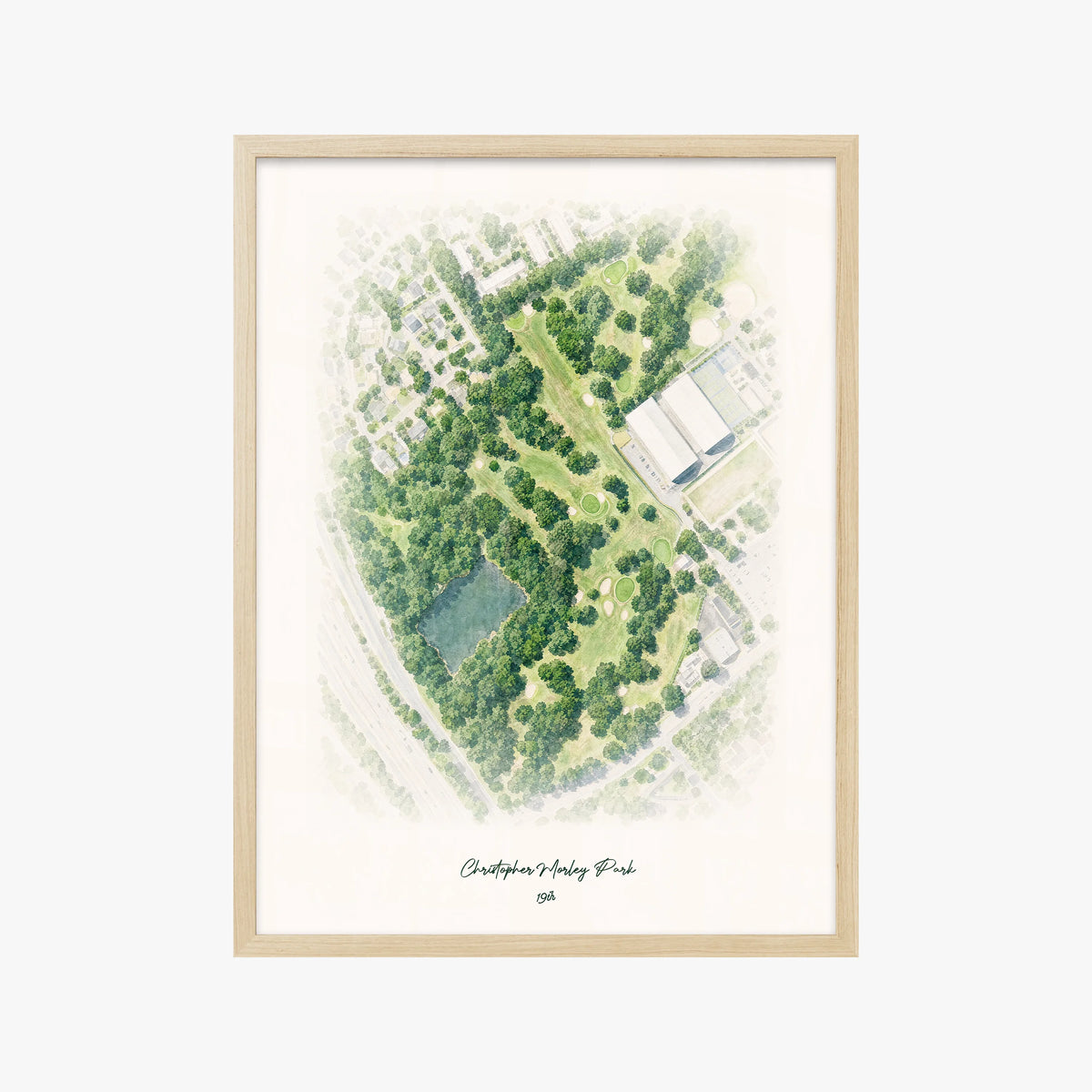 Christopher Morley Park wood frame