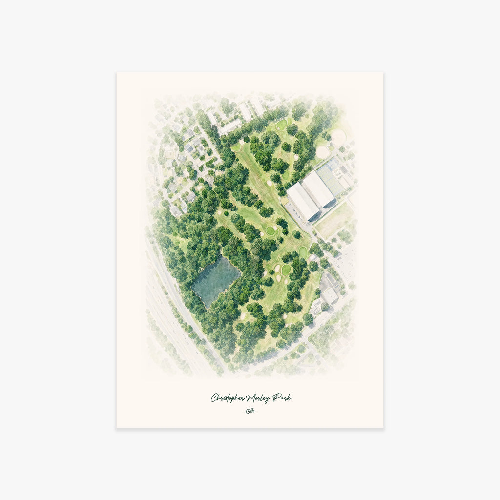 Christopher Morley Park printed artwork