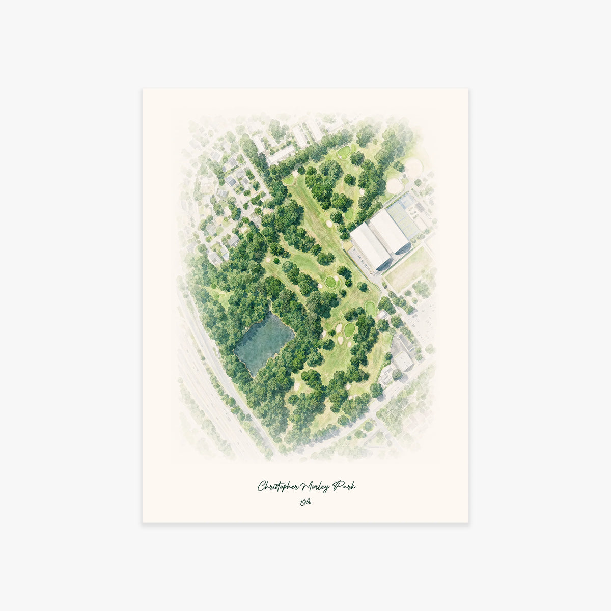 Christopher Morley Park printed artwork