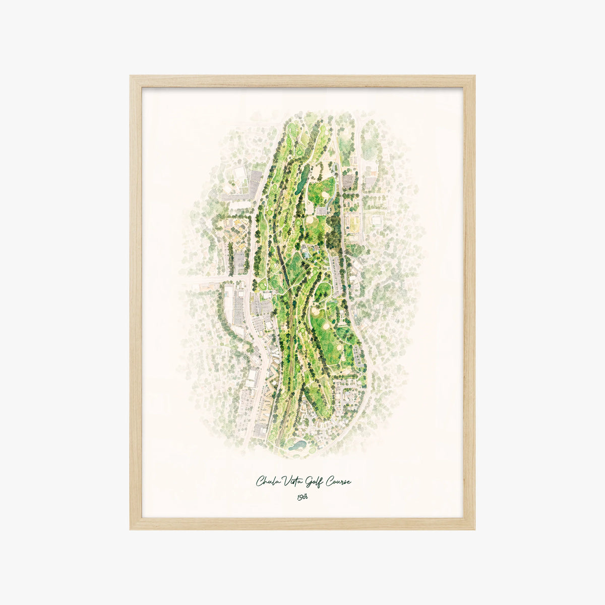 Chula Vista Golf Course wood frame
