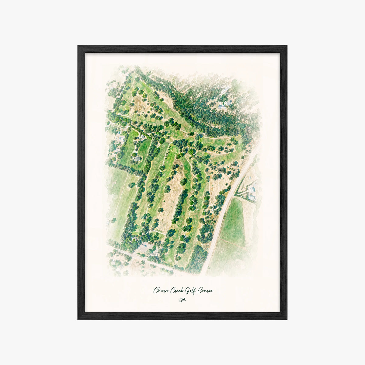Churn Creek Golf Course black frame