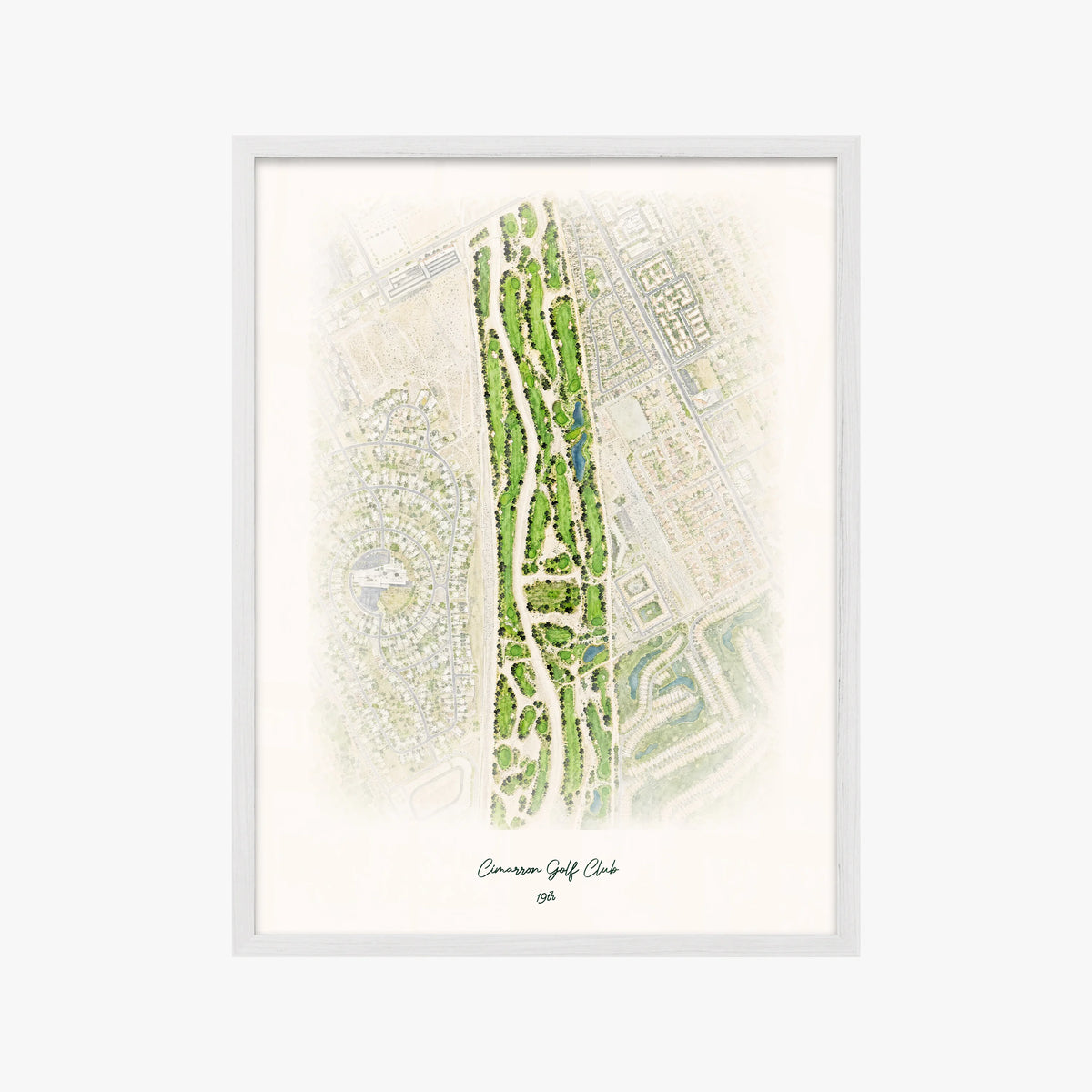 Cimarron Golf Club white frame