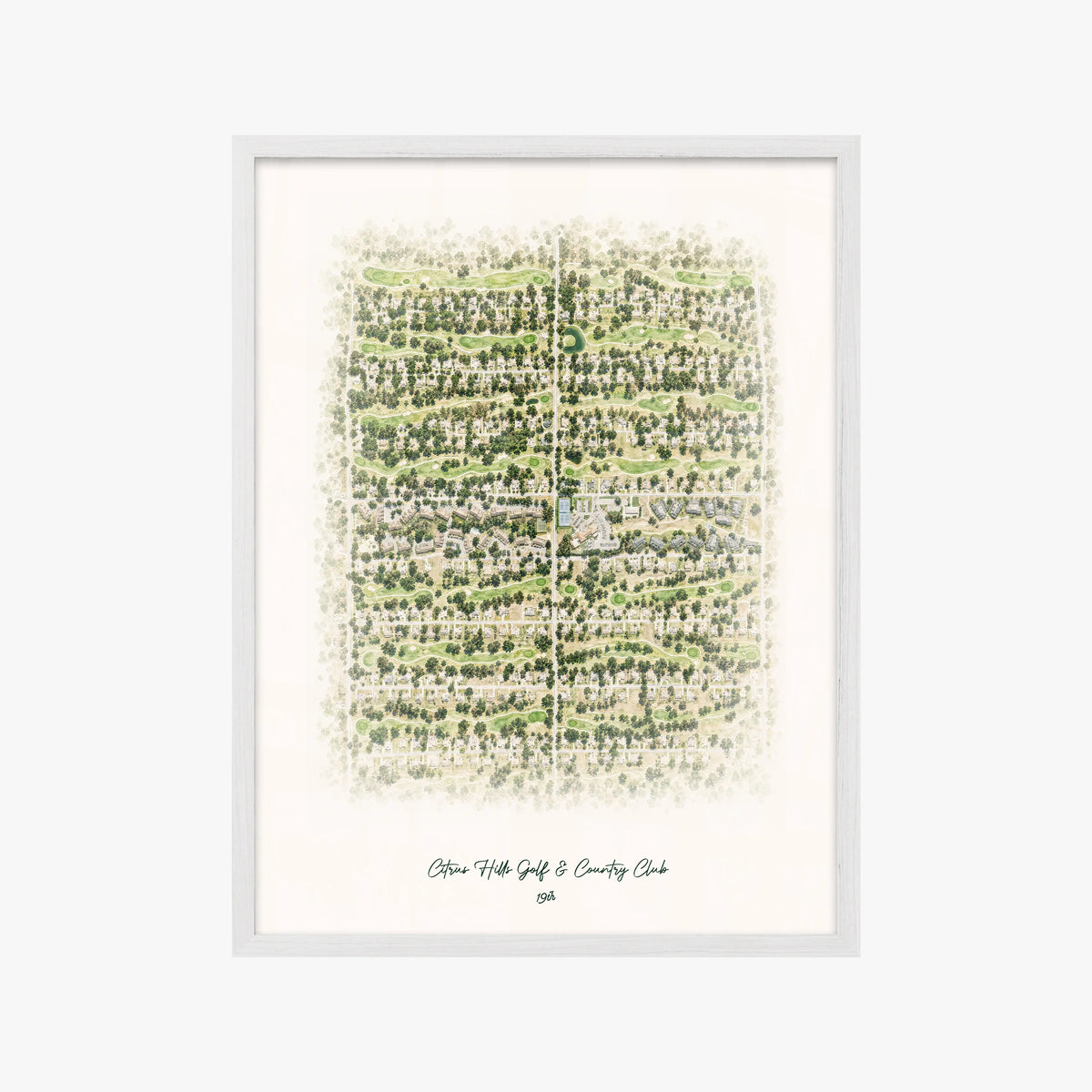 Citrus Hills Golf & Country Club white frame