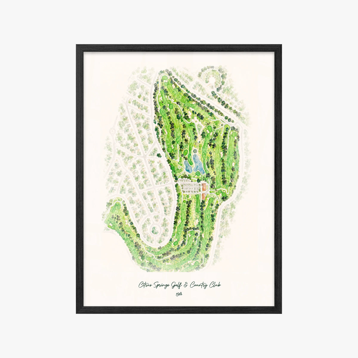 Citrus Springs Golf & Country Club black frame