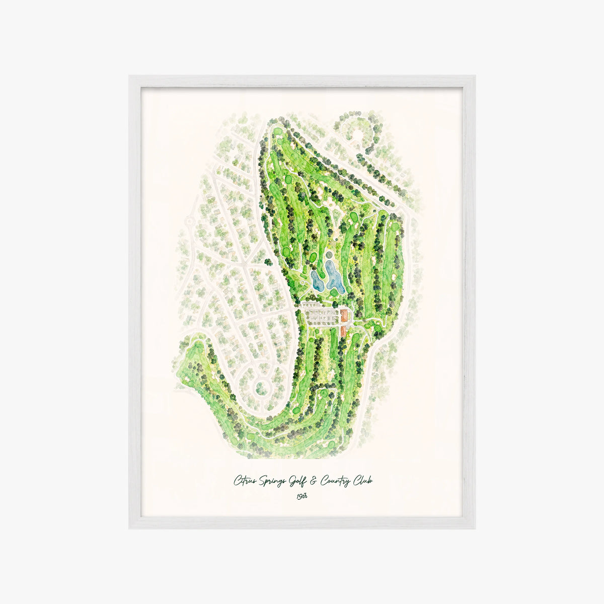 Citrus Springs Golf & Country Club white frame