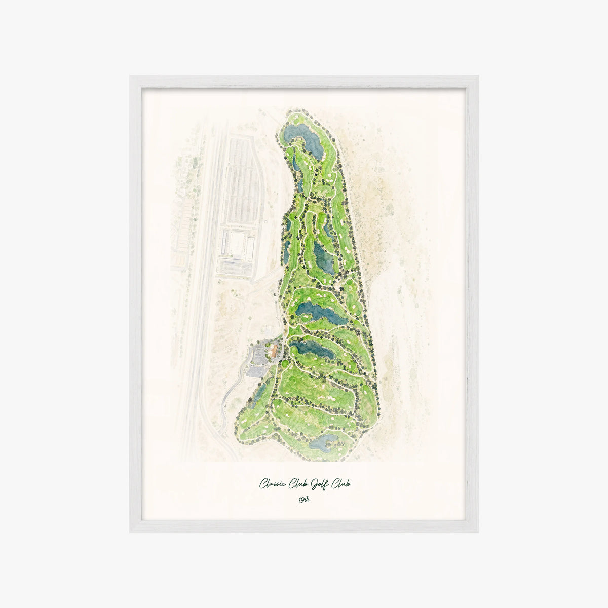 Classic Club Golf Club white frame