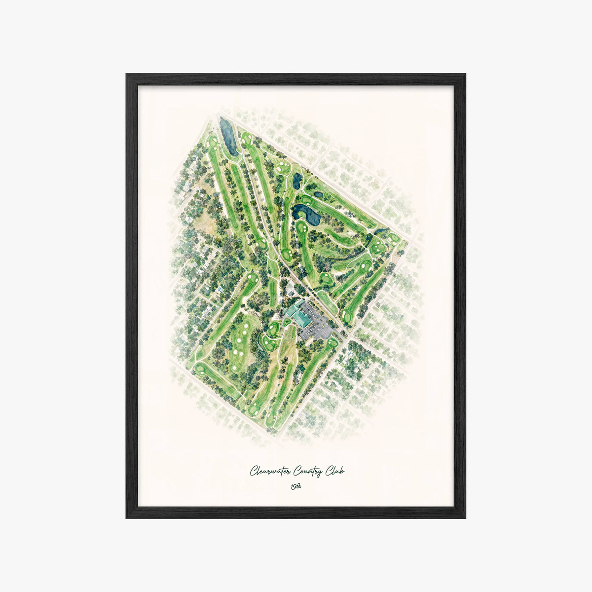 Clearwater Country Club black frame