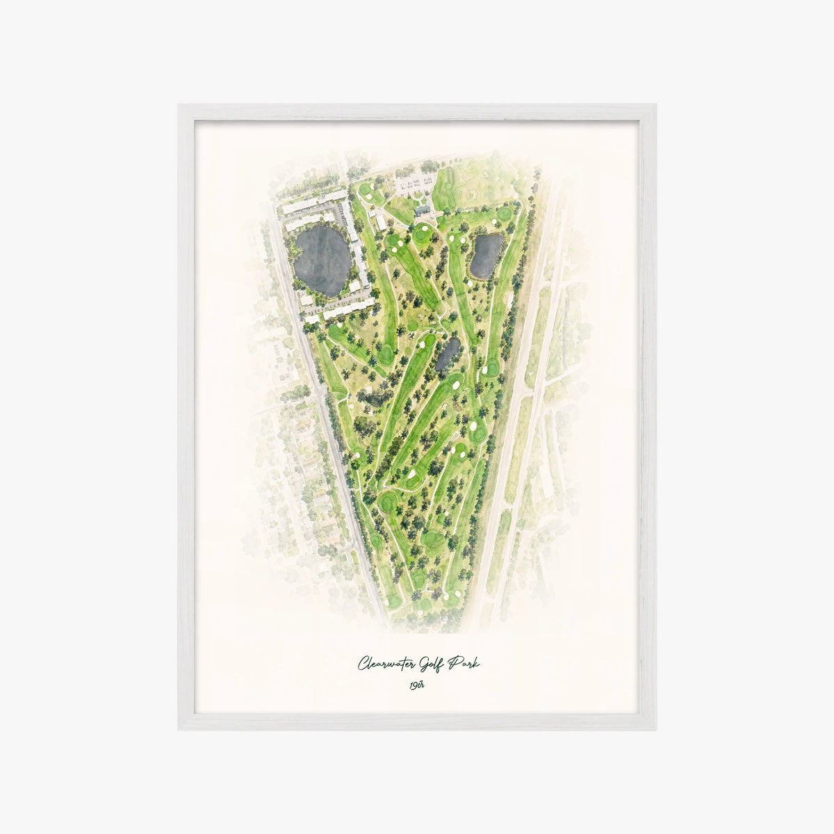 Clearwater Golf Park white frame